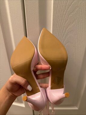 Women’s Pink Pointed-Toe Heels